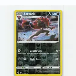Zoroark 171/264 Uncommon Fusion Strike Pokemon Reverse Holo Near Mint - Image 1