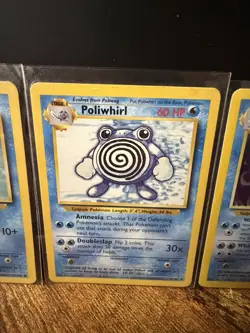 Pokemon TCG Base Set Unlimited 1999 Poliwag 59/102 Poliwhirl 38/102 Poliwrath - Image 5