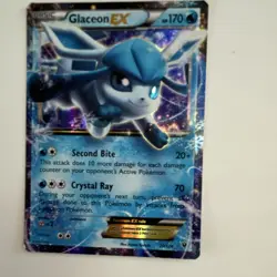 Glaceon EX 20/124 Fates Collide Ultra Rare Holo 170 HP English - Image 1