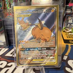 The Pokemon Company Raichu & Alolan Raichu GX 221/236 Unified Minds TAG TEAM - Image 1