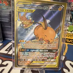 The Pokemon Company Raichu & Alolan Raichu GX 221/236 Unified Minds TAG TEAM - Image 2