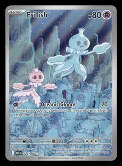 Frillish 126/086 Illustration Rare White Flare Pokemon Holo Near Mint - Image 1