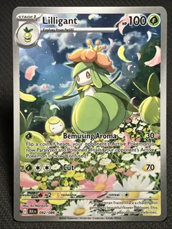 Lilligant 092/086 Holo Illustration Rare Black Bolt Pokemon Near Mint - Image 1