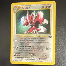 Wizards of the Coast Pokemon TCG Scizor 33/53 Wotc Promo Eng Stage 1 HP 70 - Image 1