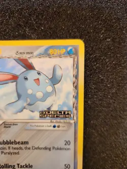 Azumarill 19/113 EX Delta Species Pokemon Card Reverse Holo Rare Stamp LP - Image 3