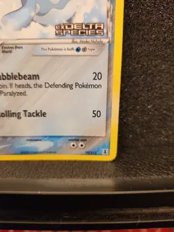 Azumarill 19/113 EX Delta Species Pokemon Card Reverse Holo Rare Stamp LP - Image 4