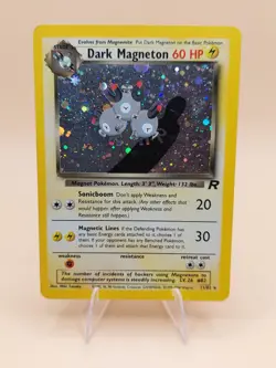 Dark Magneton Holo Rare Team Rocket 11/82 Pokemon Card - WOTC 1999 - Image 1