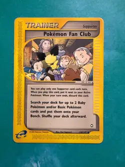 Pokemon Fan Club 130/147 Aquapolis e-reader series LP - Image 1
