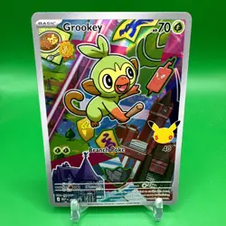 Grookey 052 Pokemon TCG First Partner Illustration Collection Series 2 Promo NM - Image 1