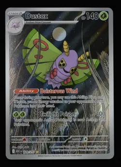 Pokemon TCG Dustox 220/217 Acended Heroes IR Full Art Holo- LP - Image 1