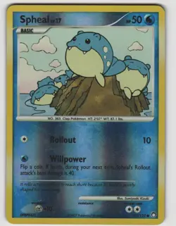 Spheal Common Mysterious Treasures 102/123 Reverse Holo Near Mint Pokemon - Image 1
