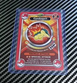 LP Cyndaquil - 2000 Thinkchip Battle Stadium Pokemon Card Hasbro - Image 1