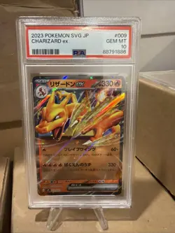 Charizard ex PSA 10 2023 Pokemon SVG Japanese 009/049 3918 - Image 1