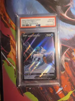 2022 Pokemon SWSH Astral Radiance Art Ice Rider Calyrex V #TG14 PSA 10 WOW LOOK - Image 1
