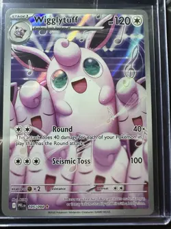 Wigglytuff Illustration Rare 105/094 Phantasmal Flames Full Art Holo Pokemon TCG - Image 1