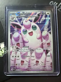 Wigglytuff Illustration Rare 105/094 Phantasmal Flames Full Art Holo Pokemon TCG - Image 3