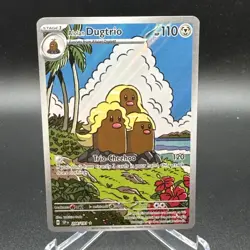 Alolan Dugtrio 208/191 Pokemon Surging Sparks Illustration Rare - Image 1