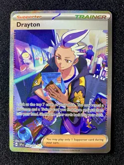 The Pokemon Company Drayton 244/191 Sv08 Surging Sparks Holo SIR Full Art - Image 2