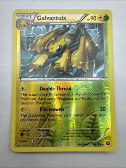 Galvantula 42/114 Pokemon TCG Card XY Steam Siege Rare Reverse Holo Foil - Image 1