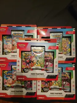 Pokemon 1 Box First Partner Illustration Collection Factory Sealed Series 2 - Image 1