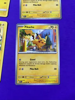 Four (4) Pikachu Card Lot - Pokemon TCG - Image 2