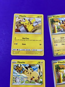 Four (4) Pikachu Card Lot - Pokemon TCG - Image 4