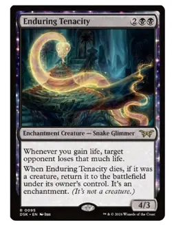 1x MTG Enduring Tenacity - Duskmourn Rare! NM Mint - Image 1