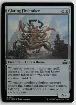 Glaring Fleshraker Lightly Played Foil 7 Modern Horizons 3 Magic: The Gathering - Image 1