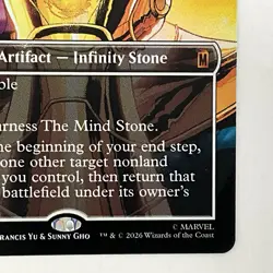 MTG The Mind Stone (0386) *Foil* Borderless Marvel Super Heroes Thanos NM/MT - Image 5