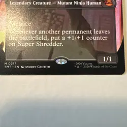 Super Shredder Borderless 0217 Teenage Mutant Ninja Turtles Magic The Gathering - Image 3