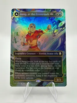 Aang, at the Crossroads (Borderless) Avatar: The Last Airbender Foil R 0304 - Image 1