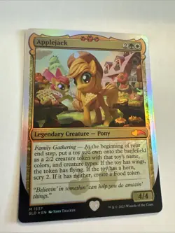 Applejack M Foil #1537 | SLD Secret Lair x Ponies: The Galloping 2 | MTG - Image 1