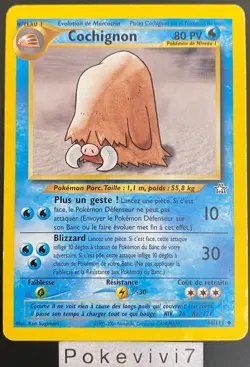 Carte Pokemon COCHIGNON 44/111 Unco NEO GENESIS Wizards FR OCCASION - Image 1
