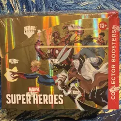 New Sealed MTG Magic The Gathering Marvel Super Heroes Collector Booster Box - Image 2