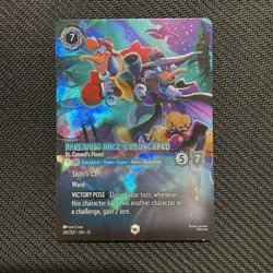 Darkwing Duck & Launchpad Enchanted Disney Lorcana Attack Of The Vine IN HAND! - Image 2