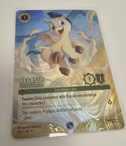 Disney Lorcana Pegasus, Gift for Hercules English Foil DLC Promo - Image 1