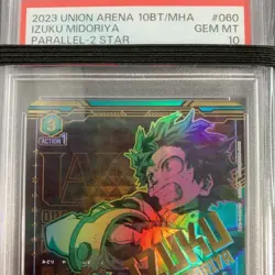 PSA10 UA10BT/MHA-1-060 SR☆☆ Parallel Izuku Midoriya My Hero Academia Union Arena - Image 5
