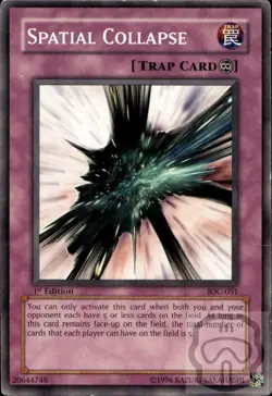 Spatial Collapse IOC-051 Invasion of Chaos Yu-Gi-Oh 1st Edition NM/M - Image 2