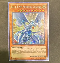 Konami Blue-Eyes Shining Dragon LCKC-EN008 Secret Rare Holo Unlimited - Image 1