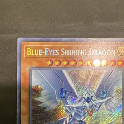 Konami Blue-Eyes Shining Dragon LCKC-EN008 Secret Rare Holo Unlimited - Image 2