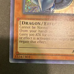 Konami Blue-Eyes Shining Dragon LCKC-EN008 Secret Rare Holo Unlimited - Image 5