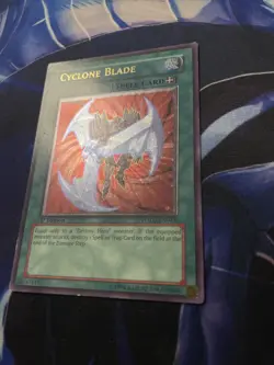 Yugioh! Cyclone Blade POTD-EN043 Ultimate Rare 1st Edition LP - Image 3