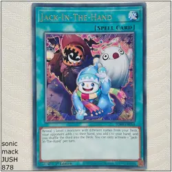 Jack-In-The-Hand - JUSH-EN054 - Rare 1st Edition Yugioh - Image 1