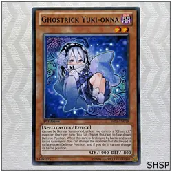 Ghostrick Yuki-onna - SHSP-EN019 - Common 1st Edition Yugioh - Image 1