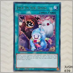 Jack-In-The-Hand - JUSH-EN054 - Rare 1st Edition Yugioh - Image 1