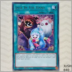 Jack-In-The-Hand - JUSH-EN054 - Rare 1st Edition Yugioh - Image 1