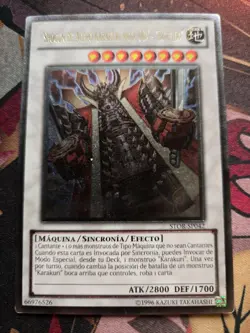 Yugioh Karakuri Steel Shogun mdl 00X "Bureido" STOR-Sp042 Ultimate Rare Lp - Image 1