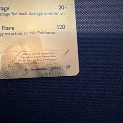Pokemon Reshiram Secret Rare Holo Gold Full Art 114/113 Black & White TCG Card - Image 5