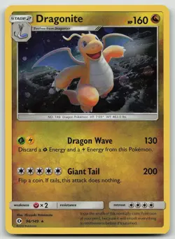 Pokemon Dragonite (Cosmos Holo) 096/149 Miscellaneous Cards & Products Promo NM - Image 1