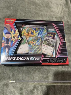 Hop’s Zacian EX Collection Box 4 Booster Packs And Promo Card NEW UNOPENED - Image 1